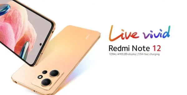 Xaomi redmi note 12 (official) smartphone (8gb/256gb)