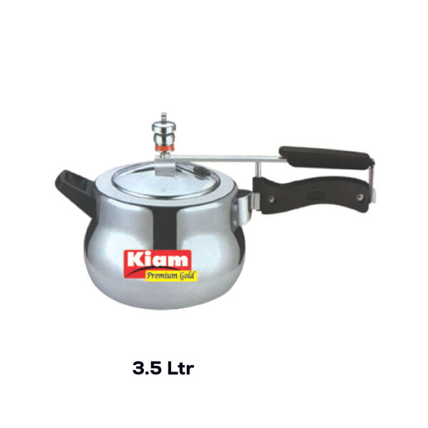 Kiam premium gold pressure cooker 3. 5 ltr