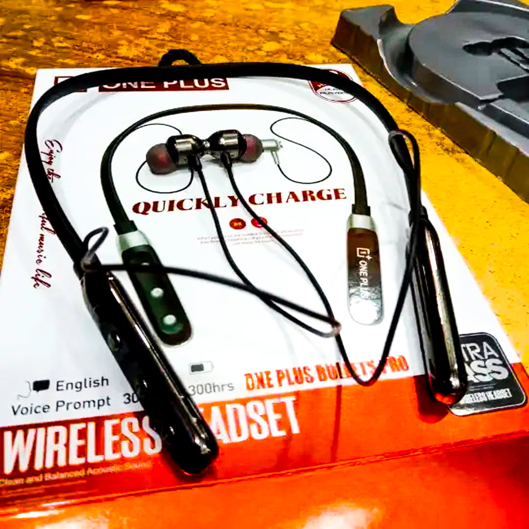 Oneplus bullets pro Neckband Upto 30Hrs Bluetooth Headphone