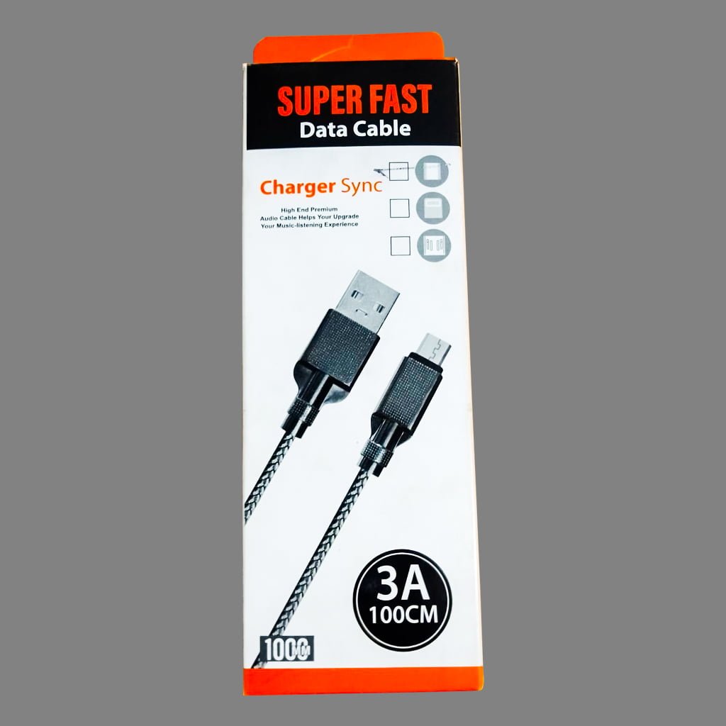 Super Fast Charging Data Cable Type-C 100cm