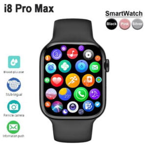 Original i8 max pro smart watch series bluetooth call wireless charging custom dial support