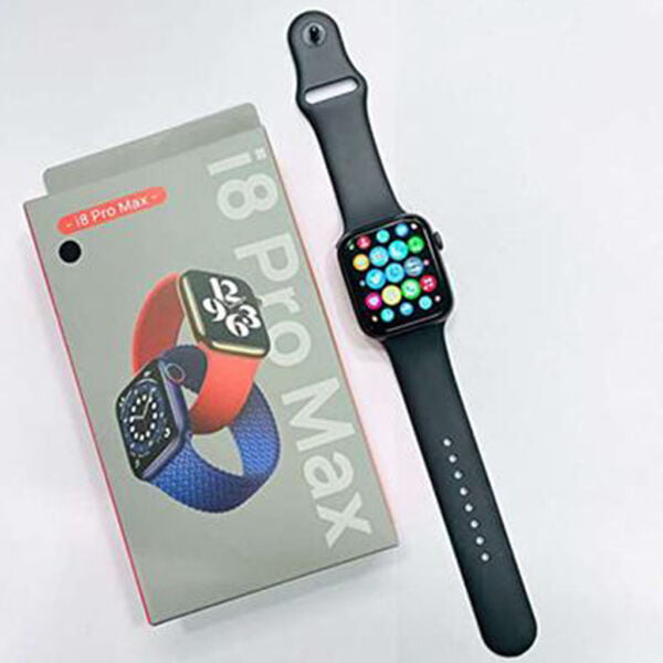 Original i8 max pro smart watch series bluetooth call wireless charging custom dial support. 1