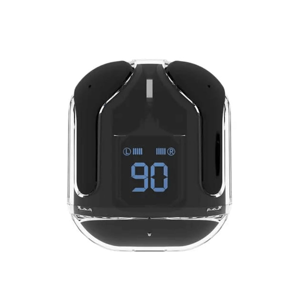 Ultrapods Pro True Wireless Earbuds with Display Transparent Design-Water Proof Ultrapods Pro True Wireless Earbuds with Display Transparent Design-Water Proof