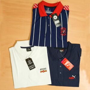 Different color and diffirent brand polo shirt combo pack 01
