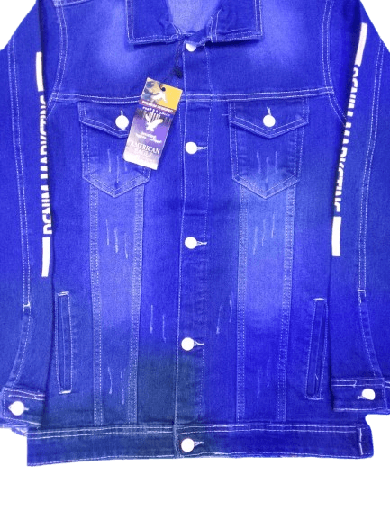 Mens Fashionable Denim Fabrics Jeans Jacket 3