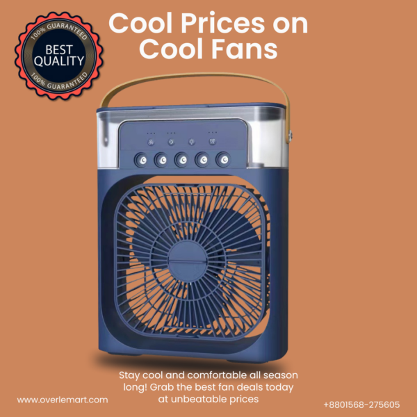 Mini Air Colling Fan USB Portable Personal Air Conditioner 12