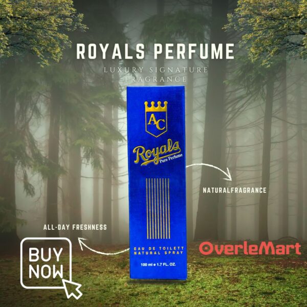 Ac royals pure perfume – eau de parfum natural spray 1