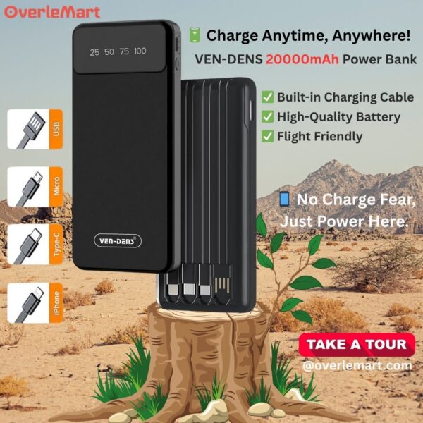Ven Dens 20000Mah Ultra High Capacity Power Bank 4 Ven dens 20000mah ultra high capacity power bank 4