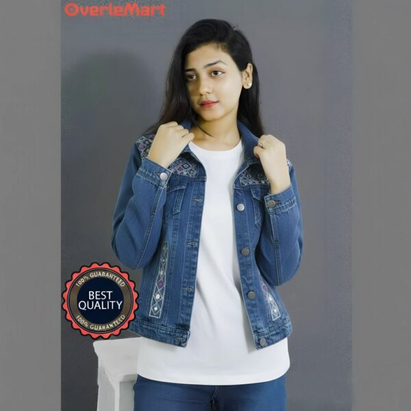 Ladies Fashionable Winter Denim Jacket 2 Ladies fashionable winter denim jacket 2