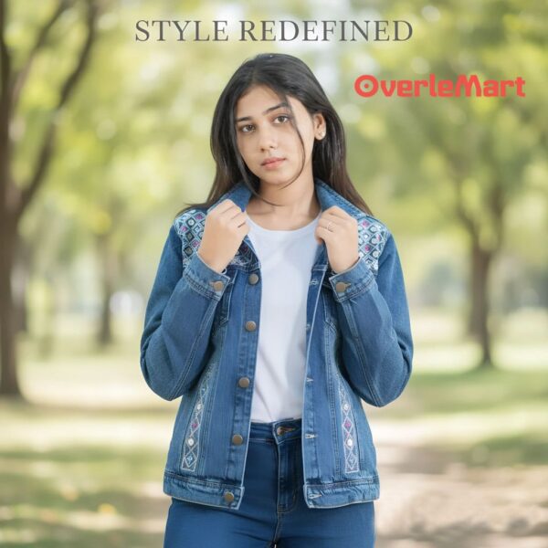 Ladies Fashionable Winter Denim Jacket 3 Ladies fashionable winter denim jacket 3