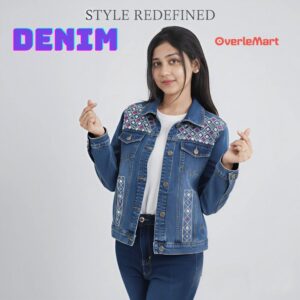 Ladies Fashionable Winter Denim Jacket (4)